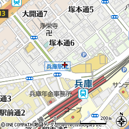 賃貸住宅サービスＦＣ兵庫駅前ギャラリー周辺の地図