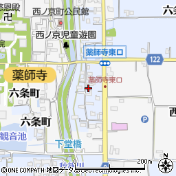 奈良県奈良市六条町306周辺の地図