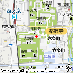 東僧坊周辺の地図