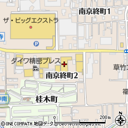 奈良トヨタ　モビリティガーデン奈良本店周辺の地図