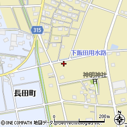 静岡県浜松市中央区三新町365周辺の地図