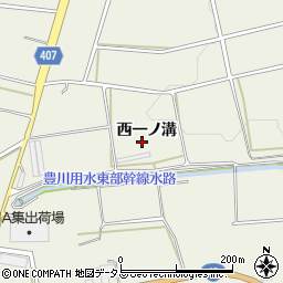 愛知県豊橋市高塚町西一ノ溝周辺の地図