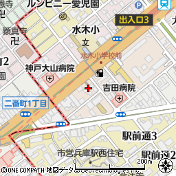 エクセルシティ兵庫大開通周辺の地図