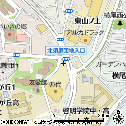 ぶっかけてい 北須磨店周辺の地図