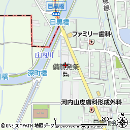 岡山県岡山市東区目黒町37周辺の地図