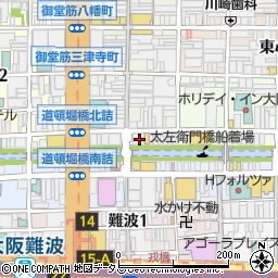大阪府大阪市中央区宗右衛門町7-2周辺の地図