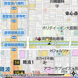 大阪府大阪市中央区宗右衛門町7-8周辺の地図