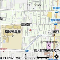 大阪府東大阪市鷹殿町9-17周辺の地図