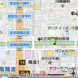 大阪府大阪市中央区宗右衛門町7-5周辺の地図