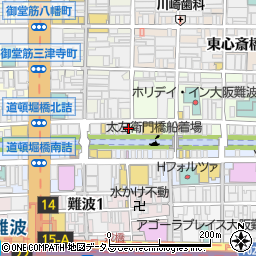 大阪府大阪市中央区宗右衛門町7-10周辺の地図
