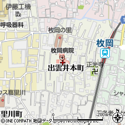 枚岡病院介護サービスセンター周辺の地図