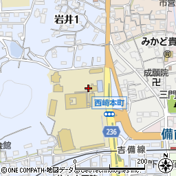 関西高等学校周辺の地図
