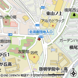 兵庫県神戸市須磨区多井畑渋人谷上11周辺の地図