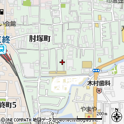 奈良県奈良市肘塚町170-29周辺の地図