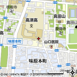 大阪府大阪市天王寺区餌差町周辺の地図