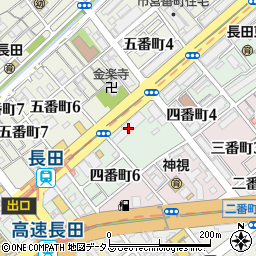 長田駅東住宅周辺の地図