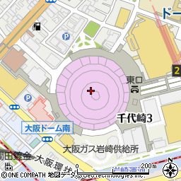 京セラドーム大阪周辺の地図