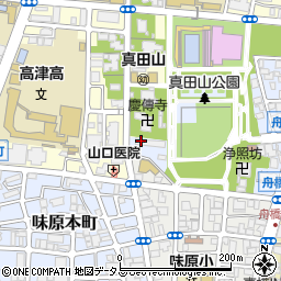 東部方面公園事務所　真田山公園事務所周辺の地図