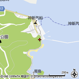 犬走島堤防公衆トイレ周辺の地図