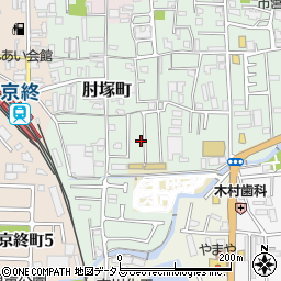 奈良県奈良市肘塚町168-5周辺の地図
