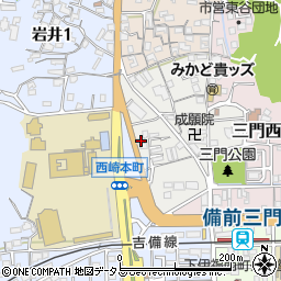 岡山県岡山市北区葵町2-15周辺の地図