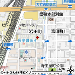 岡山県岡山市北区岩田町5-28周辺の地図