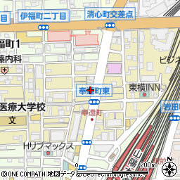 OKAYAMA鉄板はなはな 岡山駅西口店周辺の地図