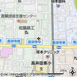 センチュリーパレス高井田周辺の地図