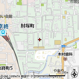 奈良県奈良市肘塚町170-35周辺の地図