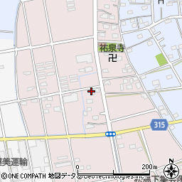 静岡県浜松市中央区松島町389周辺の地図