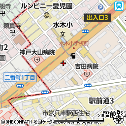 神戸大開通郵便局 ＡＴＭ周辺の地図