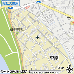 岡山県総社市中原857-1周辺の地図