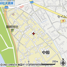 岡山県総社市中原852-3周辺の地図
