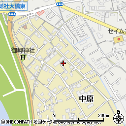 岡山県総社市中原852-3周辺の地図