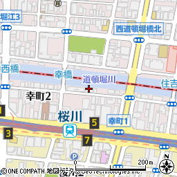 大阪鉄材商事株式会社周辺の地図