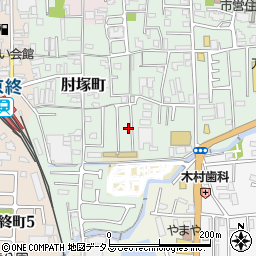 奈良県奈良市肘塚町170周辺の地図