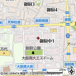 ポジティーボ小阪Ｃ棟周辺の地図
