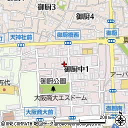 ポジティーボ小阪Ｂ棟周辺の地図