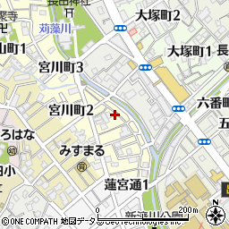 長田青果株式会社周辺の地図