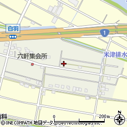 静岡県浜松市中央区米津町77周辺の地図