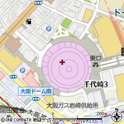 杵屋　京セラドーム大阪店周辺の地図