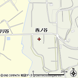 愛知県豊橋市寺沢町西ノ谷周辺の地図