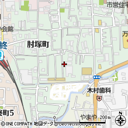 奈良県奈良市肘塚町170-21周辺の地図