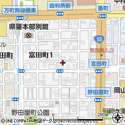 メットライフ生命岡山県代理店　株式会社ノバ周辺の地図