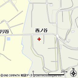 愛知県豊橋市寺沢町（西ノ谷）周辺の地図