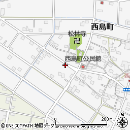 静岡県浜松市中央区西島町776周辺の地図
