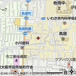 豊浦川周辺の地図