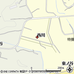 愛知県豊橋市小松原町西川周辺の地図