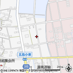 静岡県浜松市中央区西島町326周辺の地図