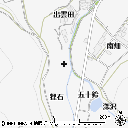 愛知県田原市仁崎町下新田周辺の地図